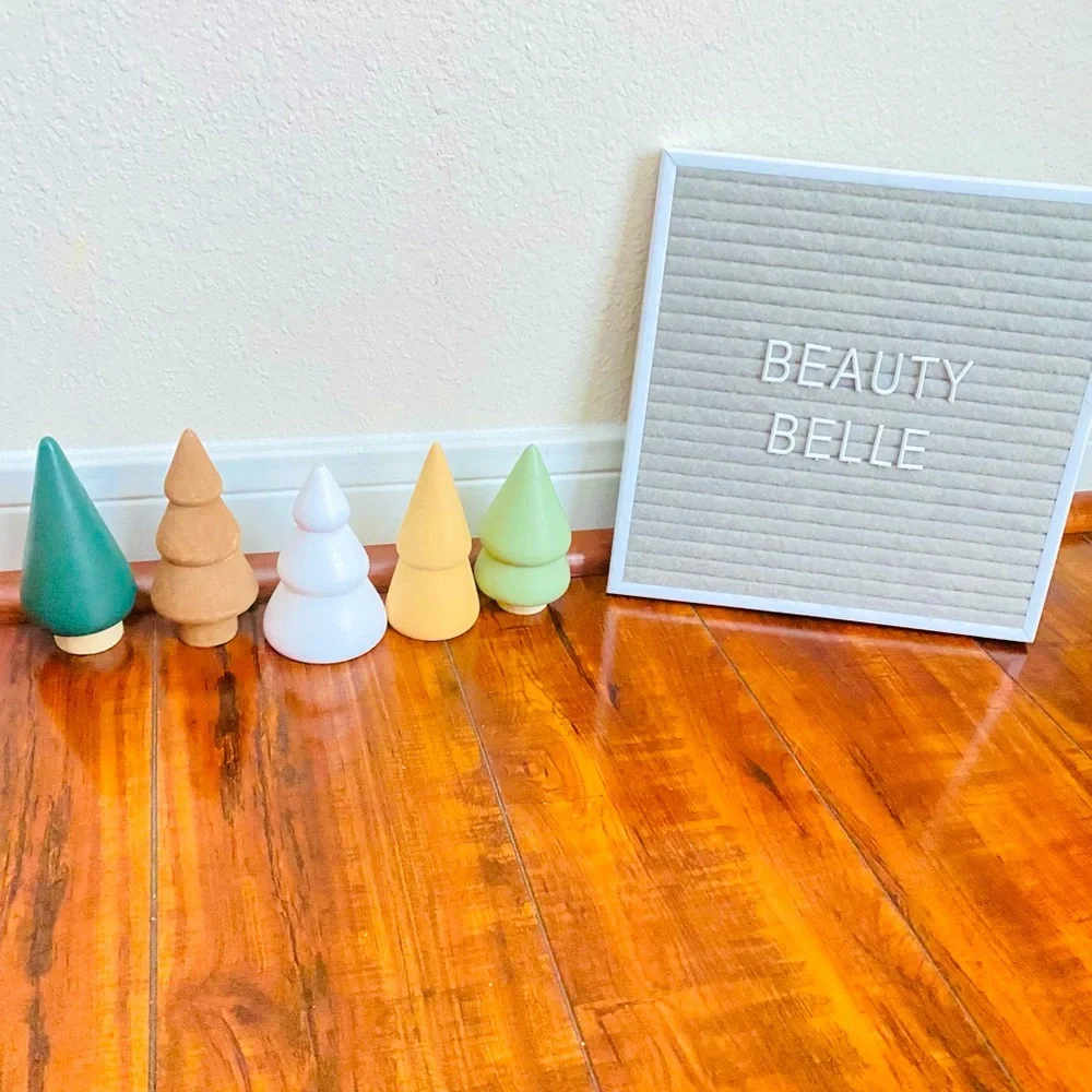 Target Christmas mini wooden trees set